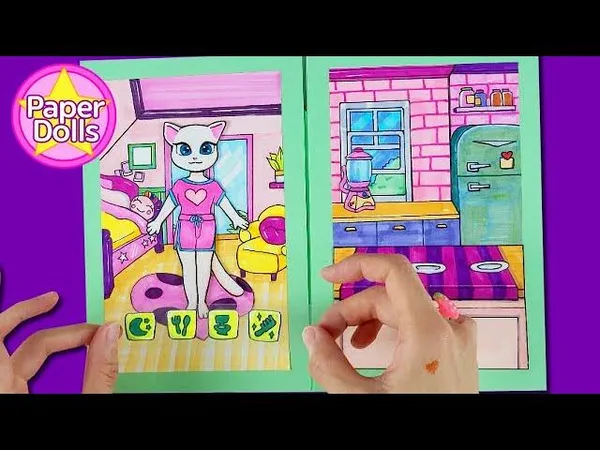 game trang trí - My Talking Angela 2